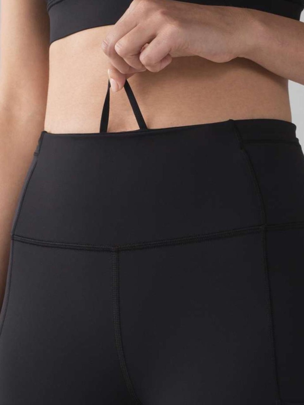 Lululemon Leggings Fast & Free Crop II Black - Picture 3 of 11